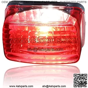Red LED Tail Light, ATV Motorcycle Brake Taillights for Yamaha Grizzly Big Bear Bruin Kodiak Wolverine Viking, Replacement for 5KM-8472C-10-00 5km-84710-01-00