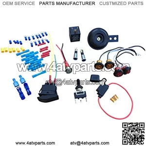 WD Electronics - DIY Street Legal Kit Turn Signal for UTV ATV RZR 1000 900 800 Wildcat Teryx Polaris General Maverick X3 Commander