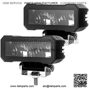 LED Light Bar, 4.6 inch LED Driving Beam Lights Pod 50W Work Lighting Drive Spotlight Off-Road LED Cubes Light for Truck Motor ATV UTV SUV Pickup Boat (2PCS 4200LM)