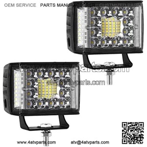 12V LED Light Bar 2PCS 36WLed Pods Flood Spot Off Road Driving Fog Lights for Trucks Boat ATV