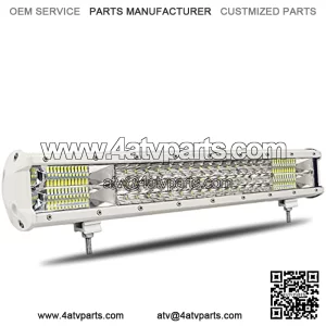 20 inch 288W LED Light Bar White Spot Flood Combo Beam Led Bar 12V 24V Fog Work Lamps Driving Lights Waterproof for ATV 4X4 4WD Pickup Truck Tractor Golf Cart Boat