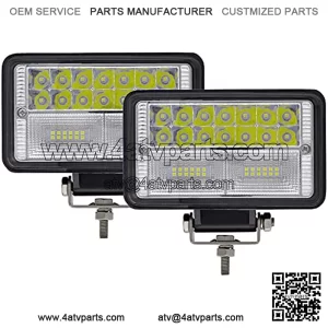LED Tractor Lights 2PCS Approx 6Inch Combo Beam Driving Lights Work Auxiliary Lights fit for Tractor Truck Equipment Vehicle Pickup UTV ATV Golf Cart