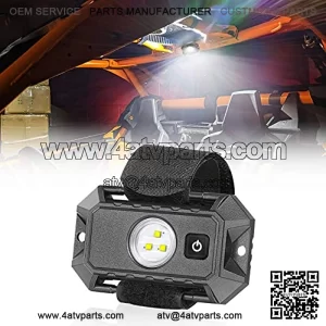 LED Dome Light, Niking Auto Universal Roll Bar Mount LED Interior Light Dome Light w/Switch Roll Cage Light Car Reading Light Courtesy Work Light for UTV ATV Polaris RZR Golf Cart