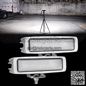 Super Bright Boat Lights for Night Fishing, Boat Flood Lights Marine Docking Deck Spreader, 6.3Inch, 12/24V