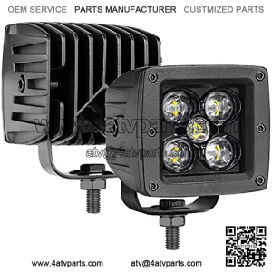 LED Cubes, SWATOW INDUSTRIES 2PCS 50W 3 Inch LED Pod Lights LED Cube Lights Off Road Light Pods 3x3 Square Driving Lights Spot Beam LED Pods Waterproof Fog Lights for Truck SUV ATV UTV Car Boat