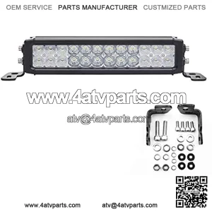 Ultra 10 Inch LED Light Bar - Lifetime Limited Warranty - Combo Beam Light 4650 Raw Lumens, Off Road Driving Work Light, Truck, Car, Boat, ATV, UTV, SUV, 4x4 (1 PC)