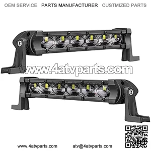 Slim LED Light Bar 2 PCS 6 Inch 36W Single Row LED Light Bars LED Driving Lights LED Pods Light LED Fog Lights Off Road Lights with Spot Beam for Truck SXS Motorcycle UTV ATV