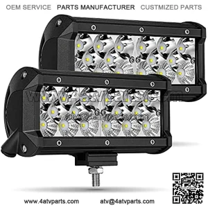LED Pods, Roador 2pcs 7 inch 135W?13500 Lumens?LED Light?Bars?Upgraded?Spot?Flood Combo Beam Square Work Pods Lights LED Driving?Lights?Automotive LED Fog Lights for?Off?Road?Truck?ATV?UTV?Boat