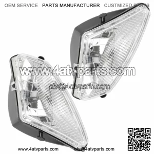 Left And Right Headlight W/Bulb for Polaris Sportsman 500 HO EFI 2005 2006-2010