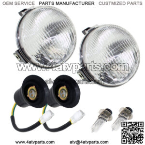 Left & Right Headlight Kit for Yamaha Grizzly 600 YFM600F 4X4 1999 2000 2001