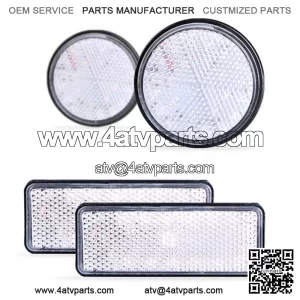 Motorcycle LED round reflector LED reflector ATV modified light motorcycle shock-absorbing light universal
