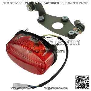 Rear Brake Taillight w/Bracket Assembly For Yamaha Raptor 660R YFM660R 2002-2005