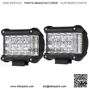 4" Side Shooter Pods LED Work Light Bar for Can-am Polaris RZR ATV UTV  (For: More than one vehicle)
