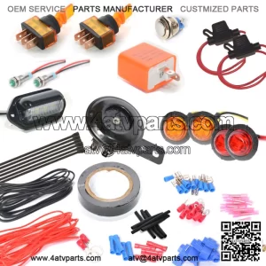 Mule Pro FXT Turn Signal Horn Kit Street Legal Lights Kawasaki EPS Camo LED