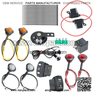 Rocker Switch Turn Signal Street Legal Led Reverse Set For SxS ATV UTV Parts (For: More than one vehicle)