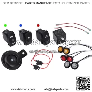 Turn Signal Street Legal Kit Horn For Polaris Ranger 6x6 700 800 900 570 XP 1000 (For: More than one vehicle)