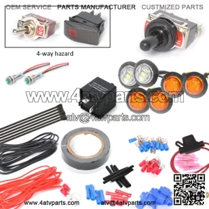 Mule Pro FXT Turn Signal LED Light Kit Street Legal Lights Kawasaki EPS Camo LED