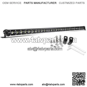 32" 720W Single Row LED Light Bar Driving Lamp For Polaris Ranger General 1000 (For: More than one vehicle)
