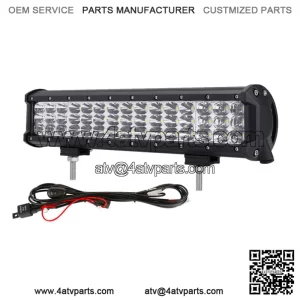 14" 450W Tri Row LED Light Bar Combo Offroad Driving Lamp for Polaris ATV UTV (For: More than one vehicle)