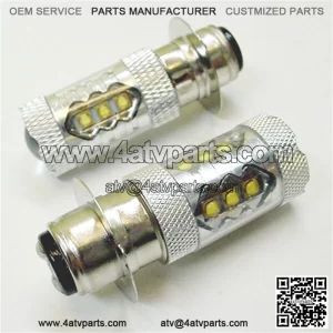 For Kawasaki Super White LED 80W Headlight Bulbs 2005 06 KAF620 Mule 3010 Trans