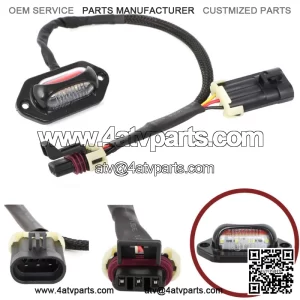 Rear LED License Plate Light Kit For Can-AM Maverick X3 2017-2022 Plug and Play