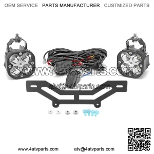 For Can-Am Maverick X3 Shock Tower LED Spot Light Pods Mount Bracket Kits