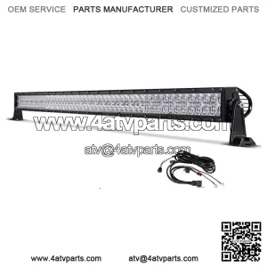 Fit Can-am Maverick X3 DS RS MAX Curved 52" inch RGBW LED Light Bar