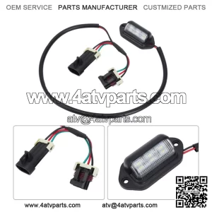 LED License Plate Light Plug-n-Play for Can-AM Maverick X3 Max R 2017-2021 ATV