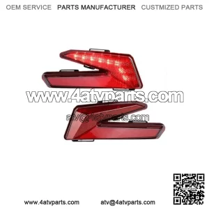 Left Right Red LED Brake Tail Light For 2017-2021 Can Am Maverick X3 R Turbo