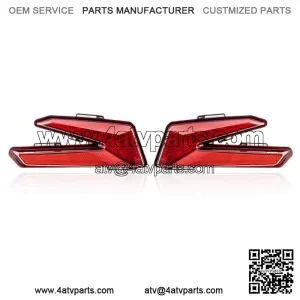 For 2017-23 Can Am Maverick X3 Max RR Turbo Left Right Red LED Brake Tail Lights
