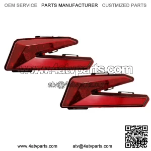 Pair Turbo R LED Brake Tail Light Red 710004744 For 2017-2021 Can-Am Maverick X3