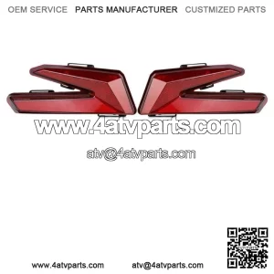 UTV Red Pair LED Brake Tail Lights For 2017-2020 2021 Can Am Maverick X3 R Turbo