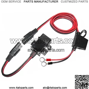 MP0609A 3.1Amp Motorcycle USB Charger Kit to USB Adapter Phone GPS Charge On Motorcycle