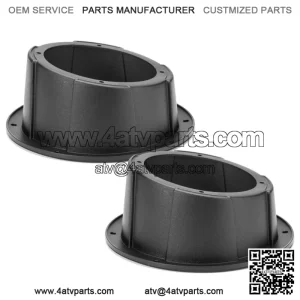 1 Pair 6.5'' Speaker Pods Enclosures Mount Overhead For UTV ATV Polaris Can Am