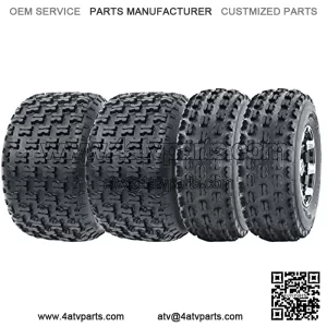 Set 4 WANDA Sport ATV Tires 21x7-10 & 20x10-9 Yamaha YFM350 YFZ450 Banshee 350