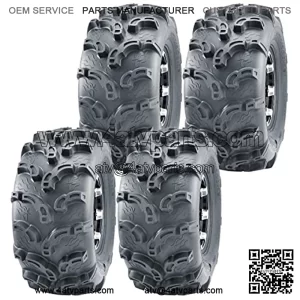 Set of 4 WANDA ATV UTV Tires 27x9-12 27x9x12 6PR Super Lug Mud ??