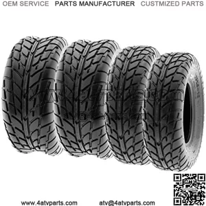 25x8-12 25x10-12 ATV UTV Tires 6 PR Tubeless A021 [Bundle]