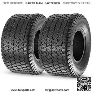 Set of 2 18x9.50-8 18/9.50-8 Lawn & Garden Mower Tractor Turf Tires 4PR