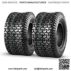 2 Pcs 13x6.50-6 Turf Tire Mower Lawn and Garden Tractor, 4PR