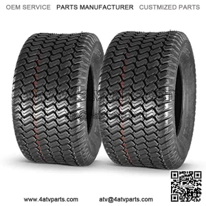 20x10.00-10 Turf Tires for Lawn & Garden Mower Tractor 20x10x10 20x10-10 4 Ply, Set of 2