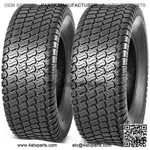 24X9.50-12 Turf Lawn Mower Tractor Riding Tire P332 4PR Load Range B,2Pcs