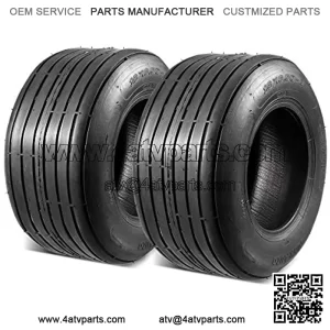 2 Pcs Straight Rib Lawn & Garden Tire - 16x6.50-8