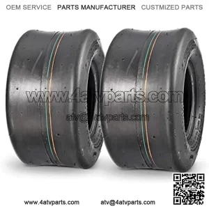 11x6.00-5 Smooth Lawn & Garden Tire for Zero Turn Mower or Go-Kart,2Pcs