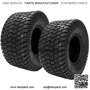Set of 2 23in 23x10.50-12 Tires Turf 4 Ply Replacement for Garden Lawn Mower Tractor Golf Cart