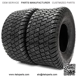 2PCS Lawn Mower Golf Cart Turf Tires-18x9.50-8 4PR