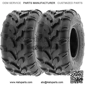 18x9.5-8 18x9.5x8 ATV UTV Tires 6 PR Tubeless A003 [Set of 2]