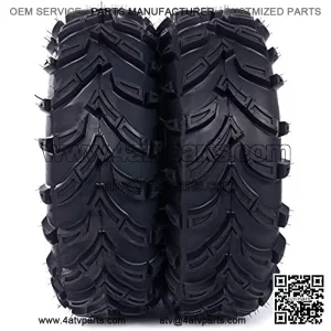 2PCS 26X9-12 6PR 26" ATV UTV all-terrain Tires Rear Tires 26/9/12 Tubeless Tires Front Left Right Tire