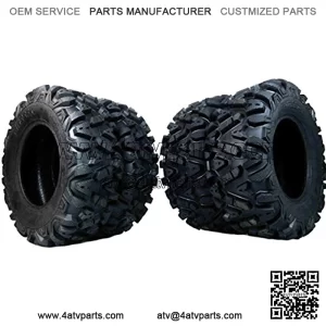 4 New 25x8-12 25x10-12 KT TIRE SET ATV TIRES 6 PLY 25" 25x8x12 25x10x12