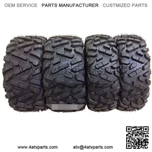 4 Radial ATV Tires 26x9R12 & 26x11R12 for 15-17 Kawasaki Mule Pro FX/FXT/DX/DXT