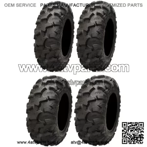 Full set of Blackwater Evolution 28x9-14 and 28x11-14 ATV Tires (4)